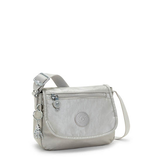 Kipling Sabian Metallic Crossbody Mini Veske Sølv | NO 1865TC